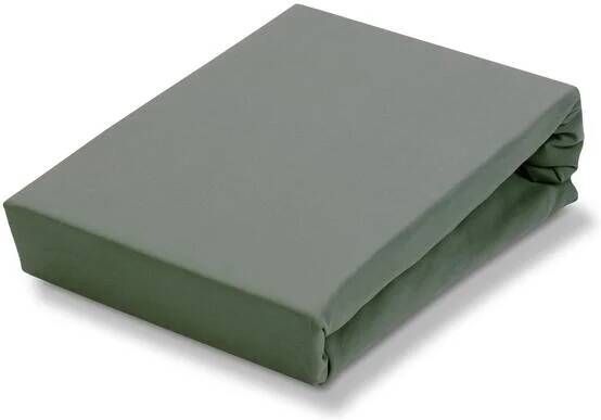 Vandyck Jersey Supreme Topper Hoeslaken Sage Green | 80 x 220 cm | Groen