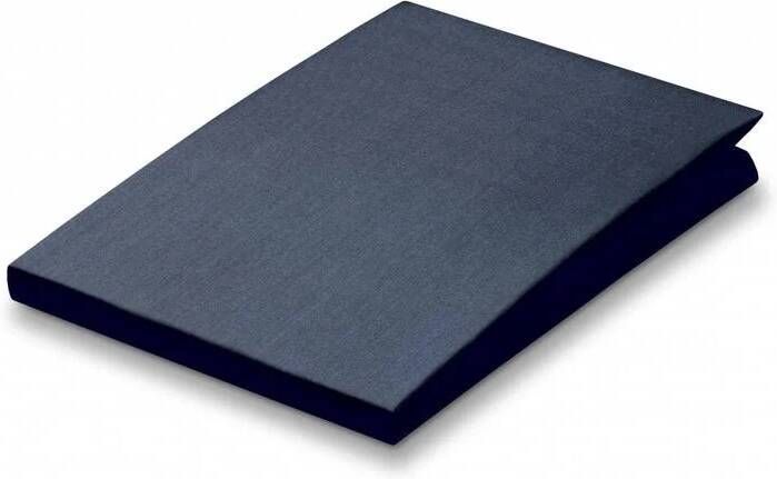 Vandyck Percale Hoeslaken Navy | 200 x 200 cm | Blauw | Katoen