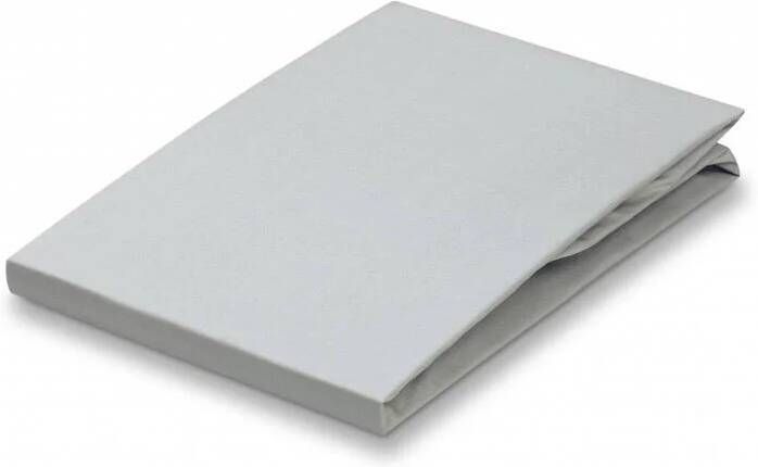 Vandyck Percale Hoeslaken Silver Grey | 200 x 200 cm | Grijs | Katoen
