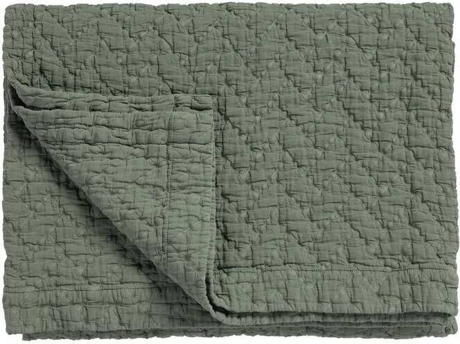 Vandyck Pure 10 Sprei Sage Green | Groen | Katoen
