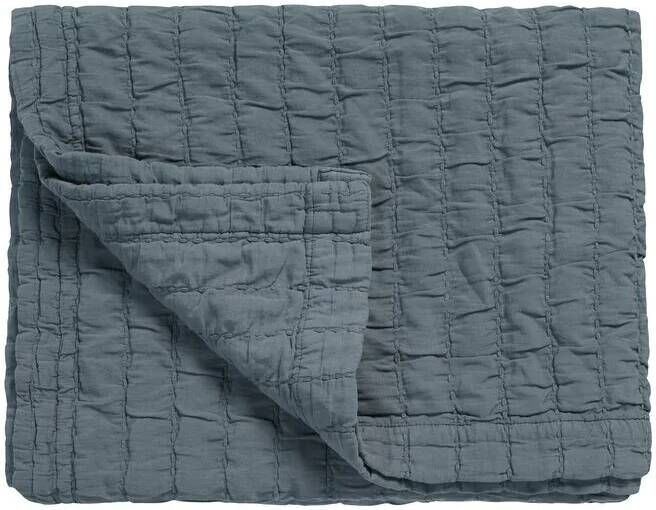 Vandyck Pure 64 Plaid|sprei Oceanview | Grijs | Blauw | Katoen