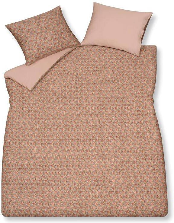 Vandyck Dekbedovertrek Pure 70 Multi | Roze | Oranje | Satijnkatoen