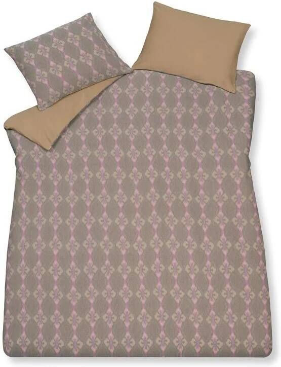 Vandyck Dekbedovertrek Pure 74 Multi | Beige | Bruin | Roze | Paars