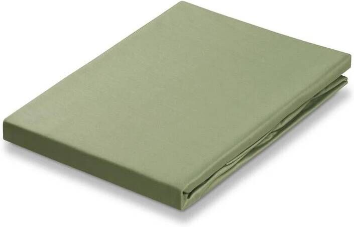 Vandyck Satin Hoeslaken Light Olive | 210 x 210 cm | Groen | Satijnkatoen