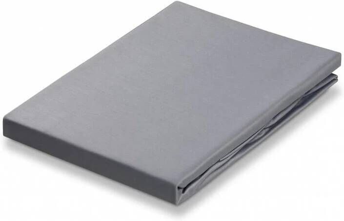 Vandyck Satin Hoeslaken Steel Grey | 210 x 210 cm | Grijs | Satijnkatoen