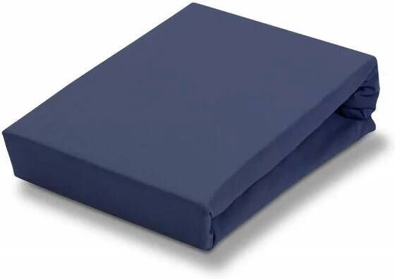 Vandyck Jersey Supreme Splittopper Hoeslaken Navy | 180 x 220 cm | Blauw