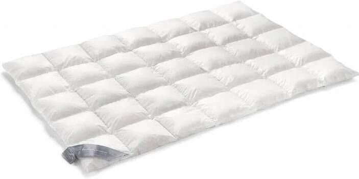 Vandyck Superior 100 Dekbed | 200 cm x 200 cm | Wit | Satijnkatoen | Dons