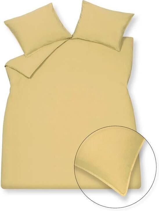 Vandyck Washed Cotton Dekbedovertrek Sunlight | Geel | Goud | Katoen
