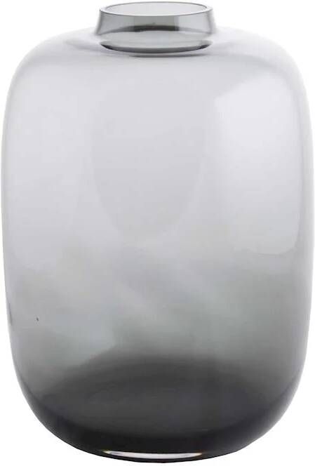 Vase The World Glazen vaas Kara Grey Ø21 x H29 cm