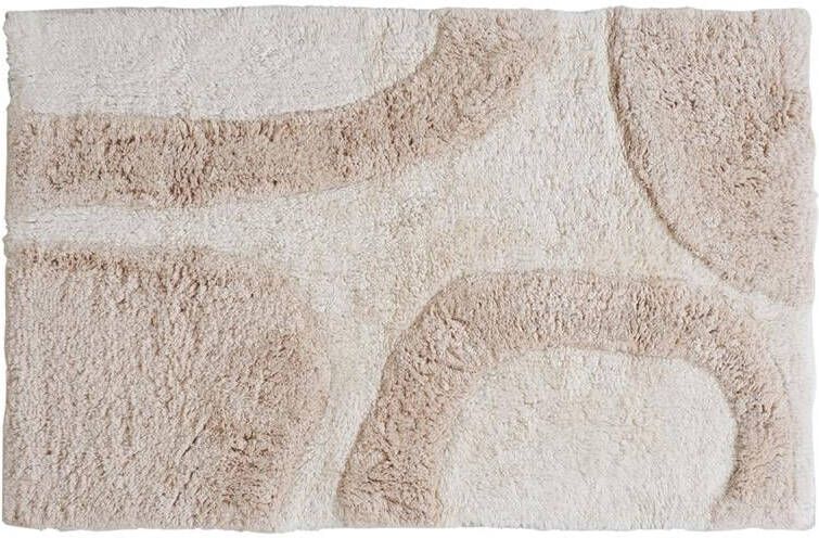 Veer Carpets Badmat Baily Naturel|Beige 50 x 80 cm