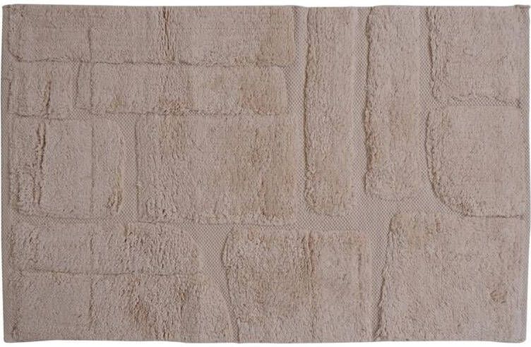 Veer Carpets Badmat Bibi Taupe 50 x 80 cm