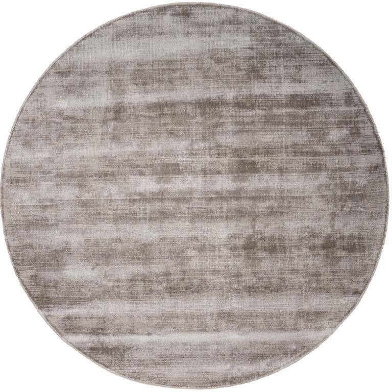 Veer Carpets Vloerkleed Cos Viscose Taupe Rond ø150 cm