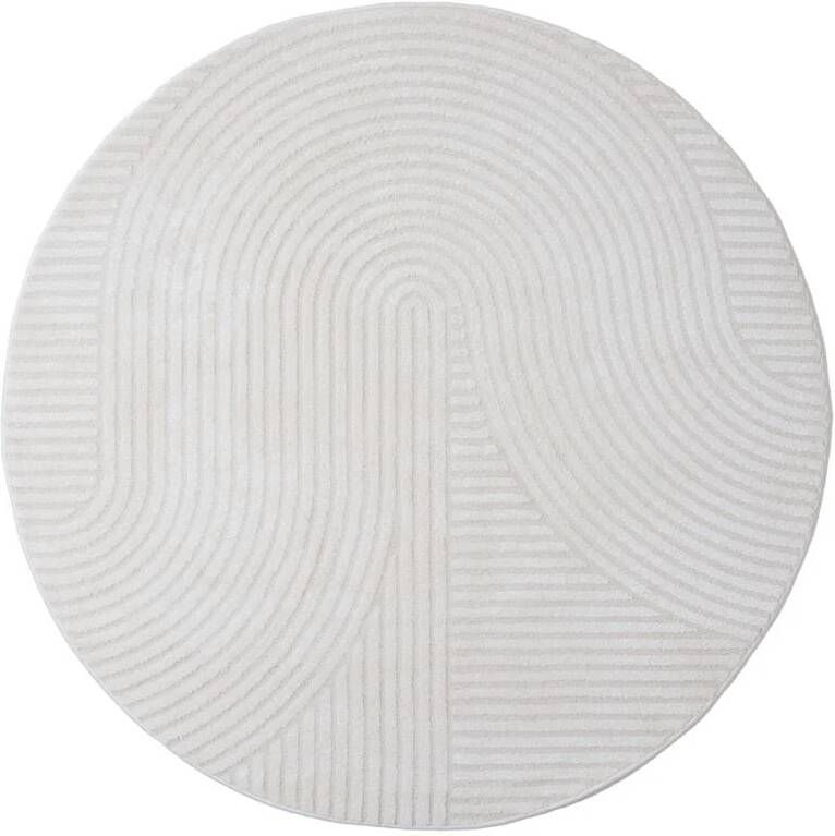 Veer Carpets Vloerkleed Ella Cream Rond ø200 cm