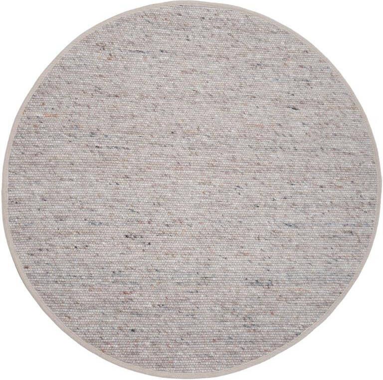 Veer Carpets Vloerkleed Scott Donker Beige Rond ø160 cm