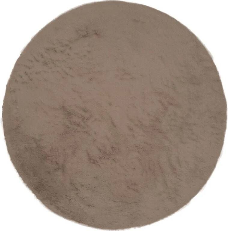 Veer Carpets Vloerkleed Velluto Choco Rond ø160 cm