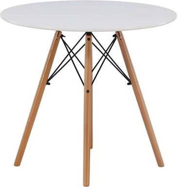 Nohr Ronde Bistrotafel Illana 60cm Wit Houtlook - Foto 2