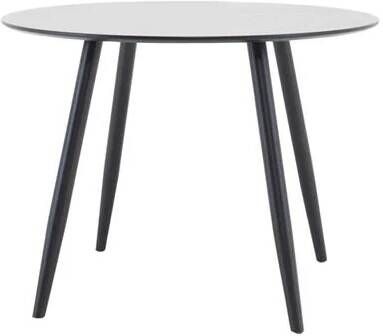 Nohr Ronde Eettafel Quennel 100cm MDF Zwart
