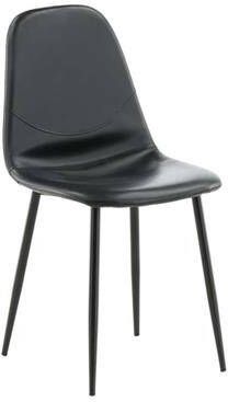 Venture Home Venture-Home-Eetkamerstoelen-2-st-Polar-lederlook-zwart - Foto 3