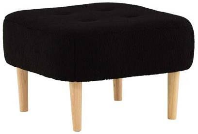 Venture Home Salina Hocker | Poef 59 x 40 x 59 Zwart