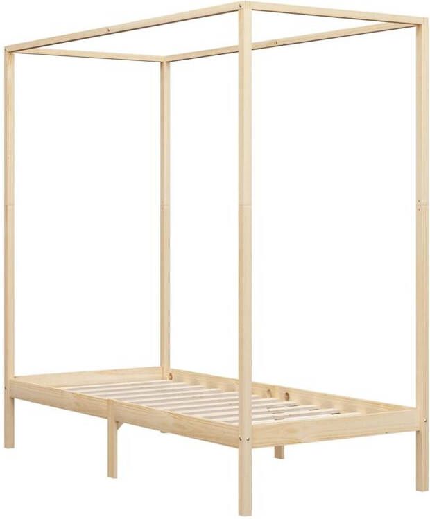 vidaXL Bedframe Bruin 90 x 200 cm