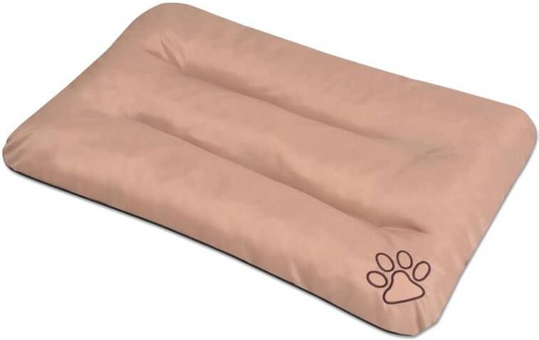 VIDAXL hondenmatras maat XL beige 100x70x8cm