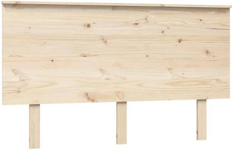 VidaXL Hoofdbord 139x6x82 5 cm massief grenenhout