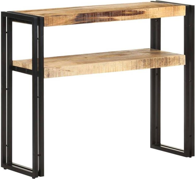 VidaXL Wandtafel 90x30x75 cm ruw mangohout VDXL_321096