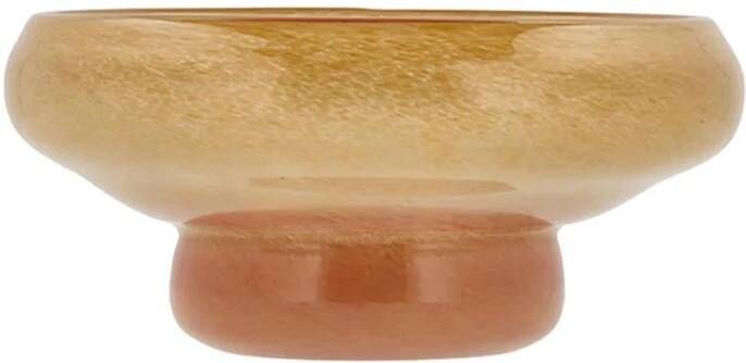 Villa Collection Styles Glazen Schaal Ø 22 cm Geel Oranje