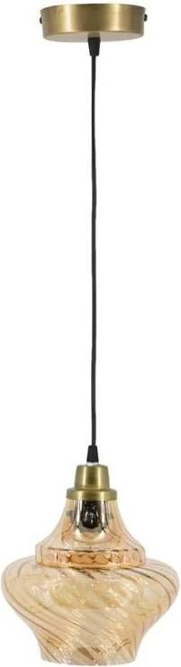 Vtw Living Hanglamp Eetkamer Woonkamer Slaapkamer Vintage Goud 21 cm