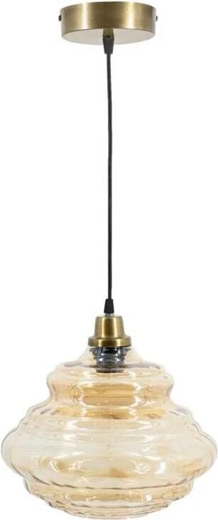 Vtw Living Hanglamp Eetkamer Woonkamer Slaapkamer Vintage Goud 30 cm