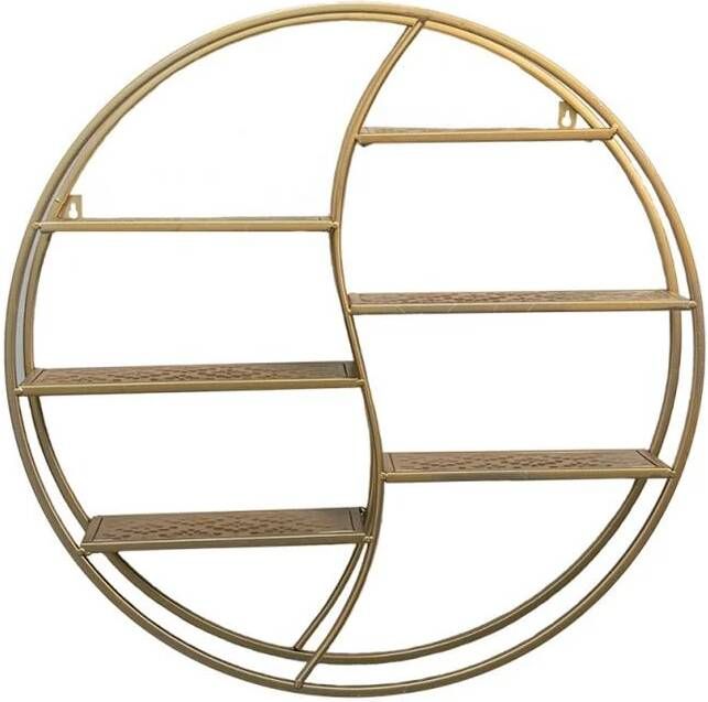 Vtw Living Wandrek Rond van Metaal Goud Gouden Wandrek