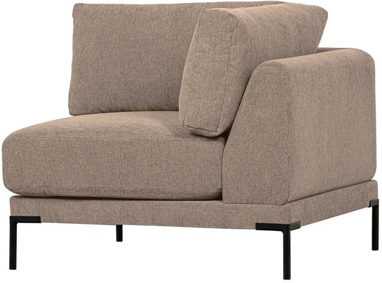 Vtwonen Couple Bank Hoekelement Polyester Mud Melange