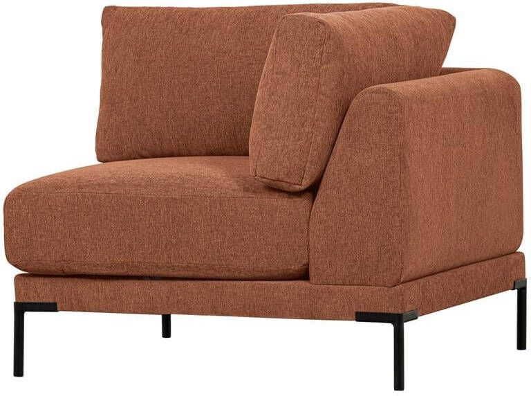 Vtwonen Couple Bank Hoekelement Polyester Rust Melange