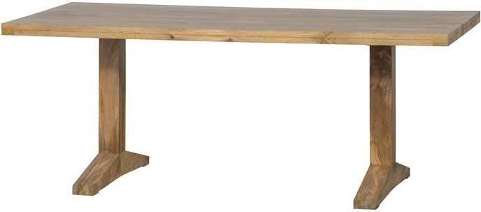Vtwonen Eettafel Deck Mangohout 200 x 90cm Naturel - Foto 2