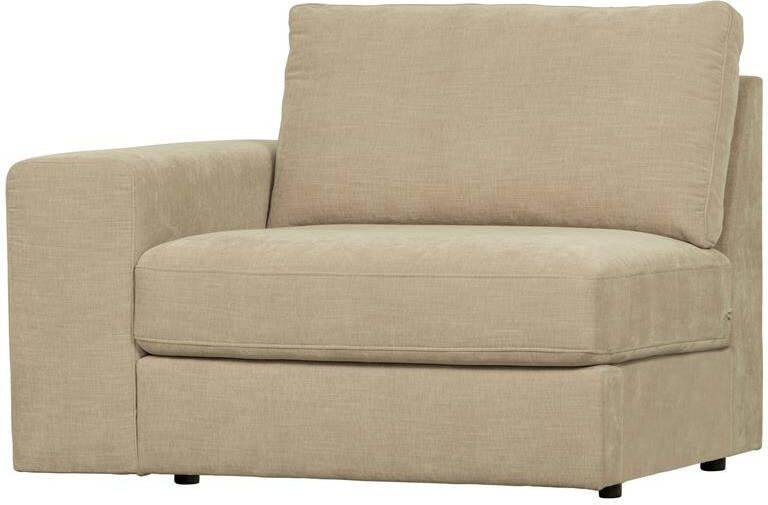 Vtwonen Family 1-Zits Bank Element Met Arm Links Polyester Zand