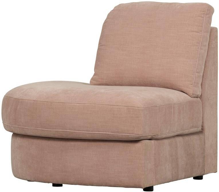 Vtwonen Family 1-Zits Bank Element Ronde Hoek Links Polyester -Roze