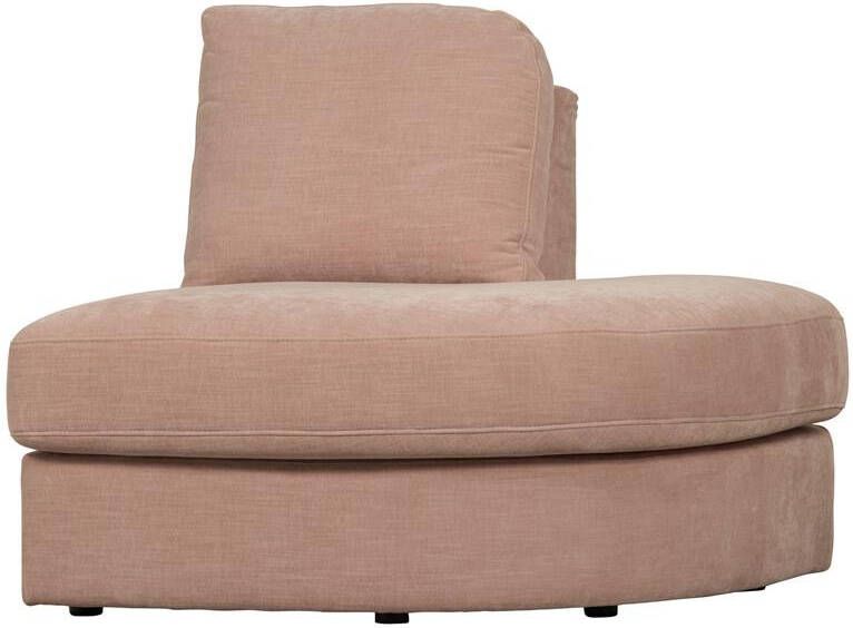 Vtwonen Family 1-Zits Bank Element Ronde Hoek Rechts -Polyester -Roze