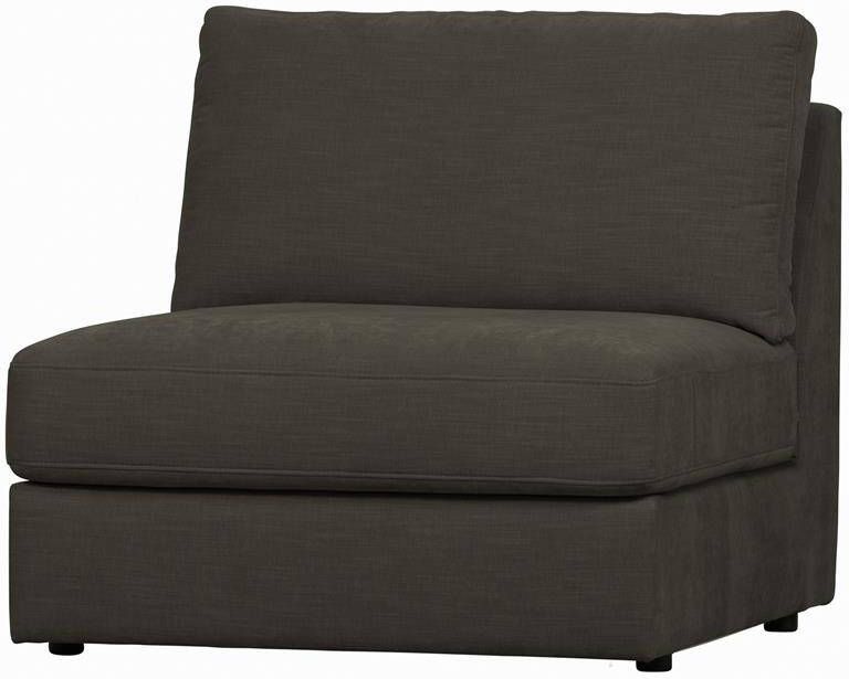 Vtwonen Family 1-Zits Bank Element Zonder Arm Polyester Antraciet