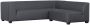 Woonexpress Hoekbank Vtwonen Hollandia Grijs Stof Grijs 70x230x70cm (hxbxd) - Thumbnail 2
