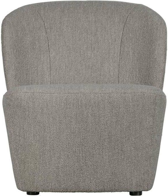 Vtwonen | Lofty Fauteuil Boucle grijs | Zitmeubels woonkamer | Fauteuil
