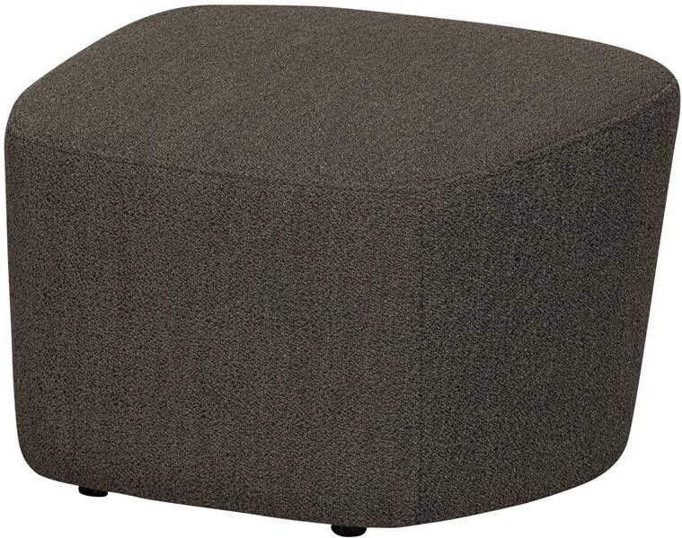 Vtwonen Lofty Hocker Bouclé Bruin 41x62x48