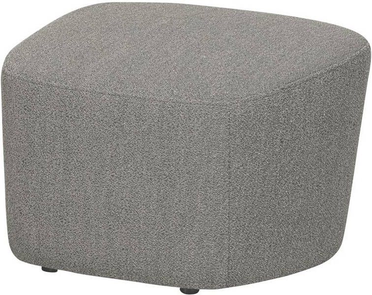 Vtwonen Lofty Hocker Bouclé Grijs 41x62x48