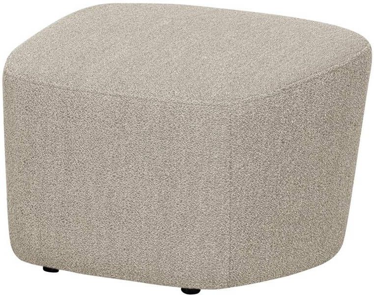 Vtwonen Lofty Hocker Bouclé Naturel 41x62x48