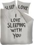 Vtwonen katoenen dekbedovertrek lits-jumeaux Love Sleep (240x220 cm) - Thumbnail 4