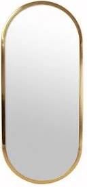 Vtwonen Oval Spiegel H 50 x B 20 cm Goud