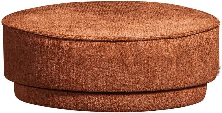Vtwonen Pearl Poef Chenille Rust Melange 28xØ80