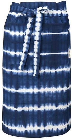Vtwonen Apron Tie Dye Apron Kitchen apron Blue White 91x93cm