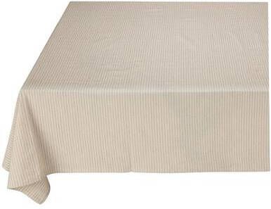 Vtwonen Tafelkleed Katoen & Linnen 150 x 250 cm Beige & Wit