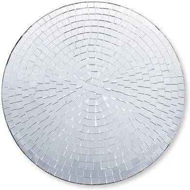 Vtwonen Wall Mirror Mosaic Round Mirror Transparent 30cm