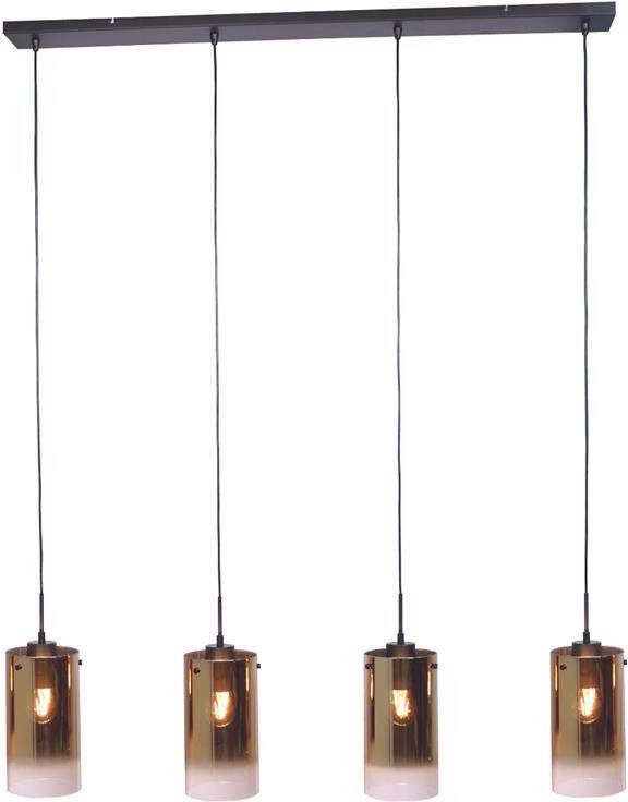 Vurna Jalama hanglamp glas goud 4L 120 cm